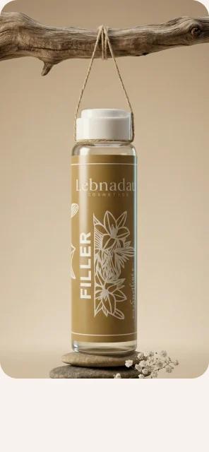 Lébnadeu Filler bottle hanging from a branch